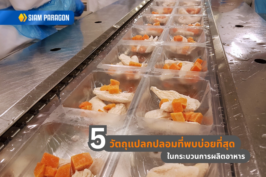 5 วัตถุแปลกปลอมที่พบบ่อยที่สุดในกระบวนการผลิตอาหาร
