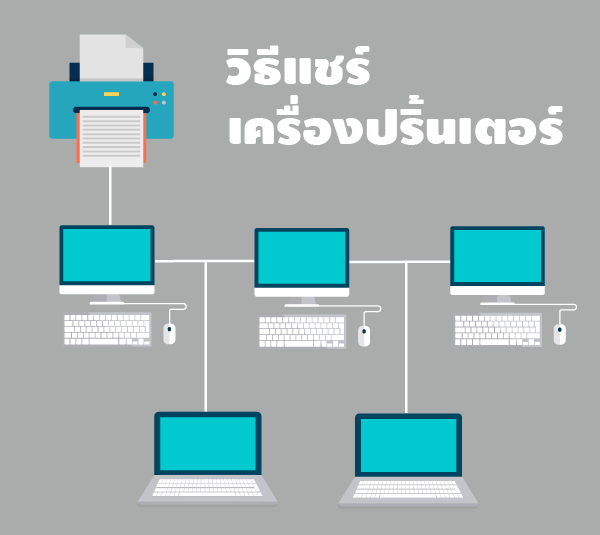 การแชร์ Printer Windows 10 อย่างง่าย ๆ ในวงแลน การแชร์ Printer Windows 10 อย่างง่าย ๆ ในวงแลน