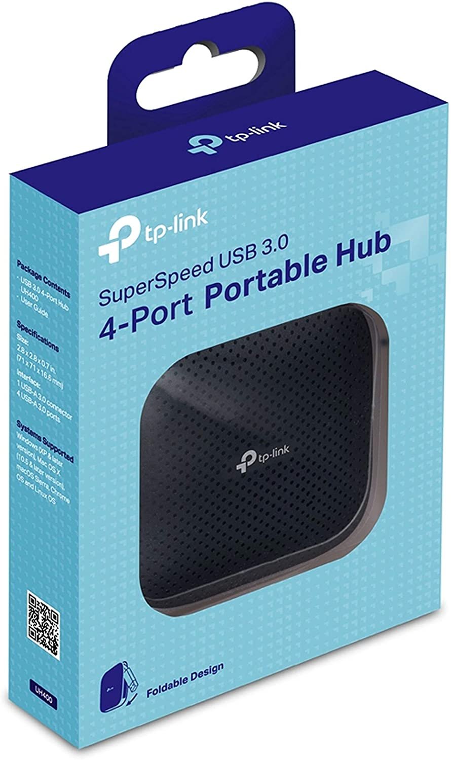 TP-LINK UH400 5Gbps USB 3.0 4 Port Portable Hub USB 4P V.3.0 'TP-LINK' (UH400)