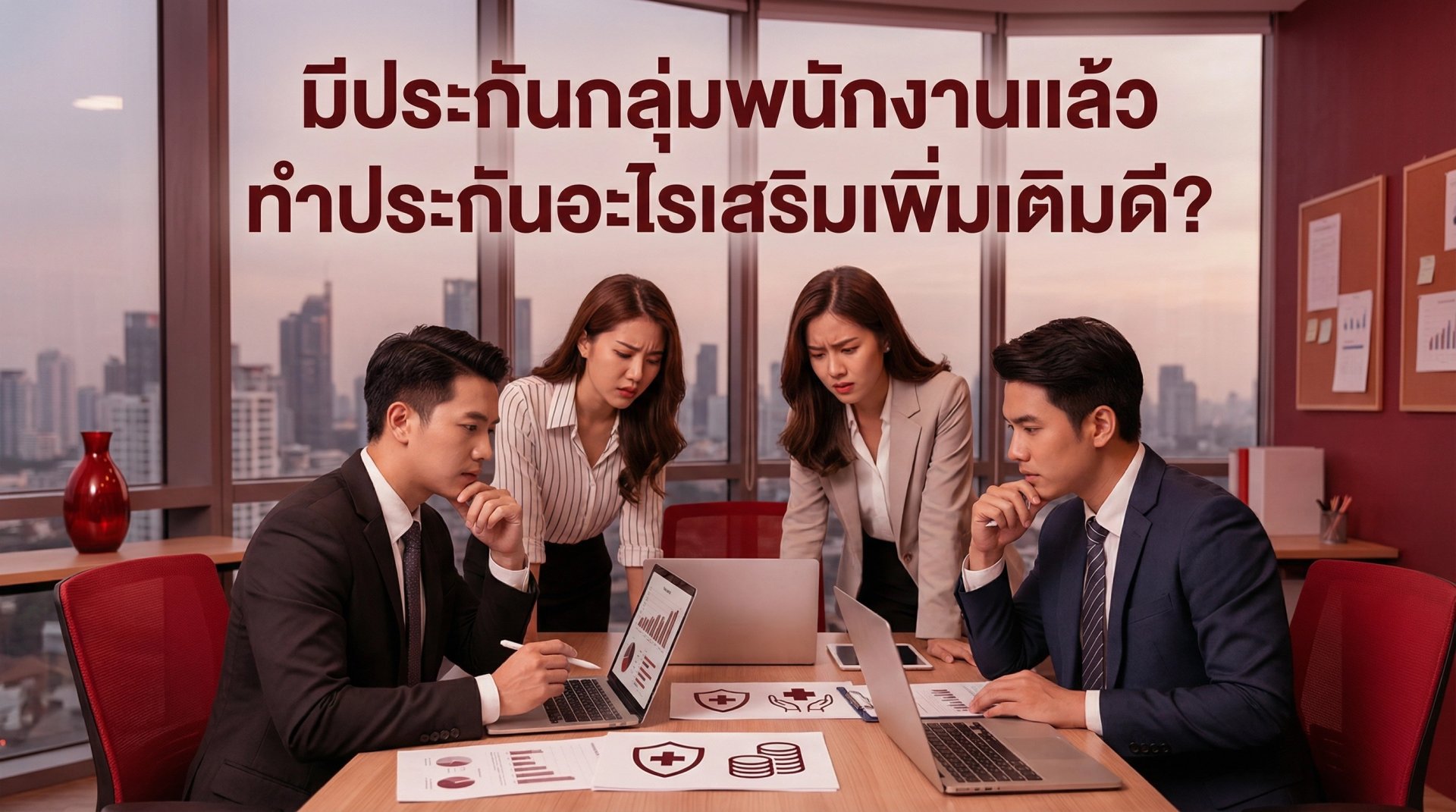 มีประกันกลุ่มพนักงานแล้ว ทำประกันอะไรเพิ่มเติมดี?