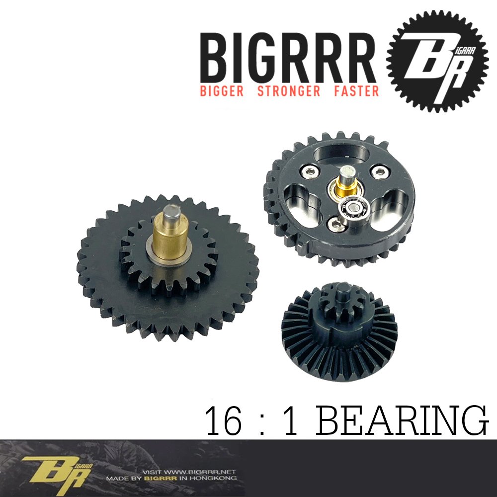 Bigrrr เฟือง CNC Gear Set Integrated Bearings 16:1 แบริ่ง