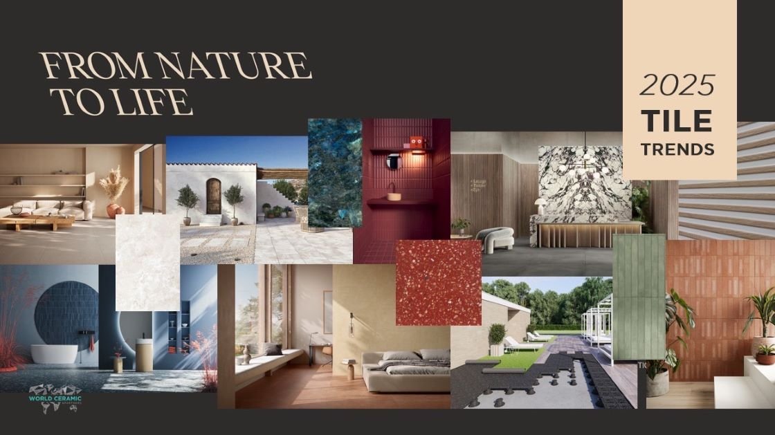 เจาะ 8 เทรนด์กระเบื้องมาแรงปี 2025 From Nature to Life เชื่อมโยงธรรมชาติกับชีวิต เจาะ 8 เทรนด์กระเบื้องมาแรงปี 2025 From Nature to Life เชื่อมโยงธรรมชาติกับชีวิต