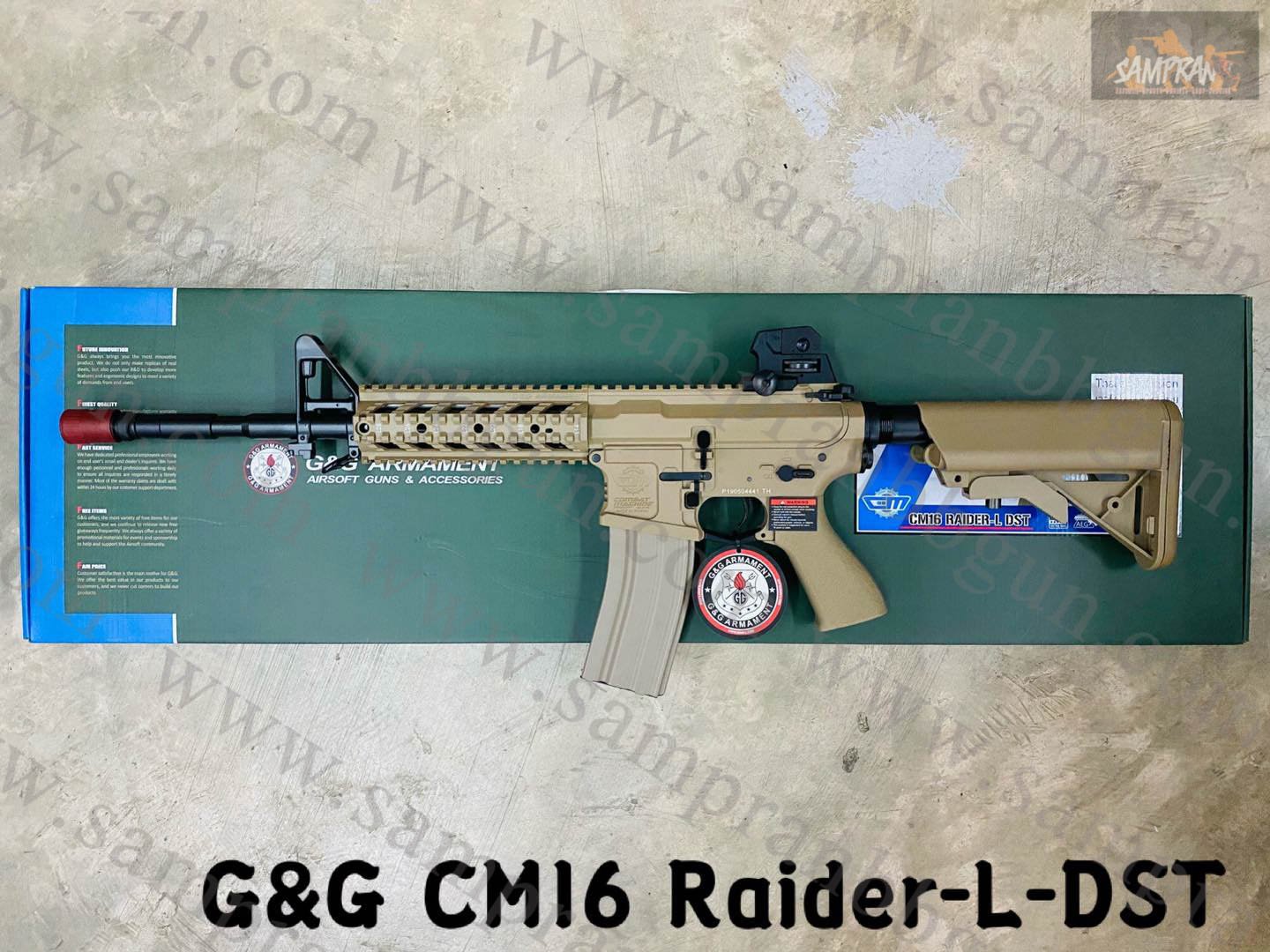 G&G CM16 Raider L (บอดี้เหลี่ยม) สีทราย