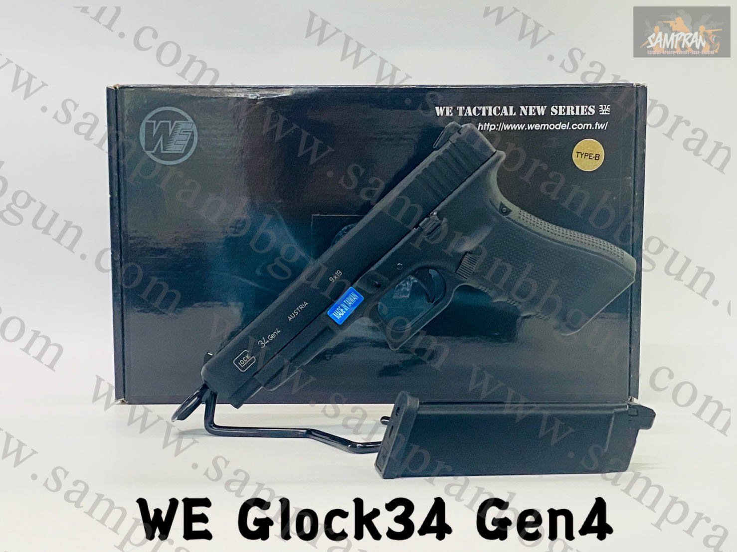 WE Glock 34 Gen4 GBB (Full Marking)