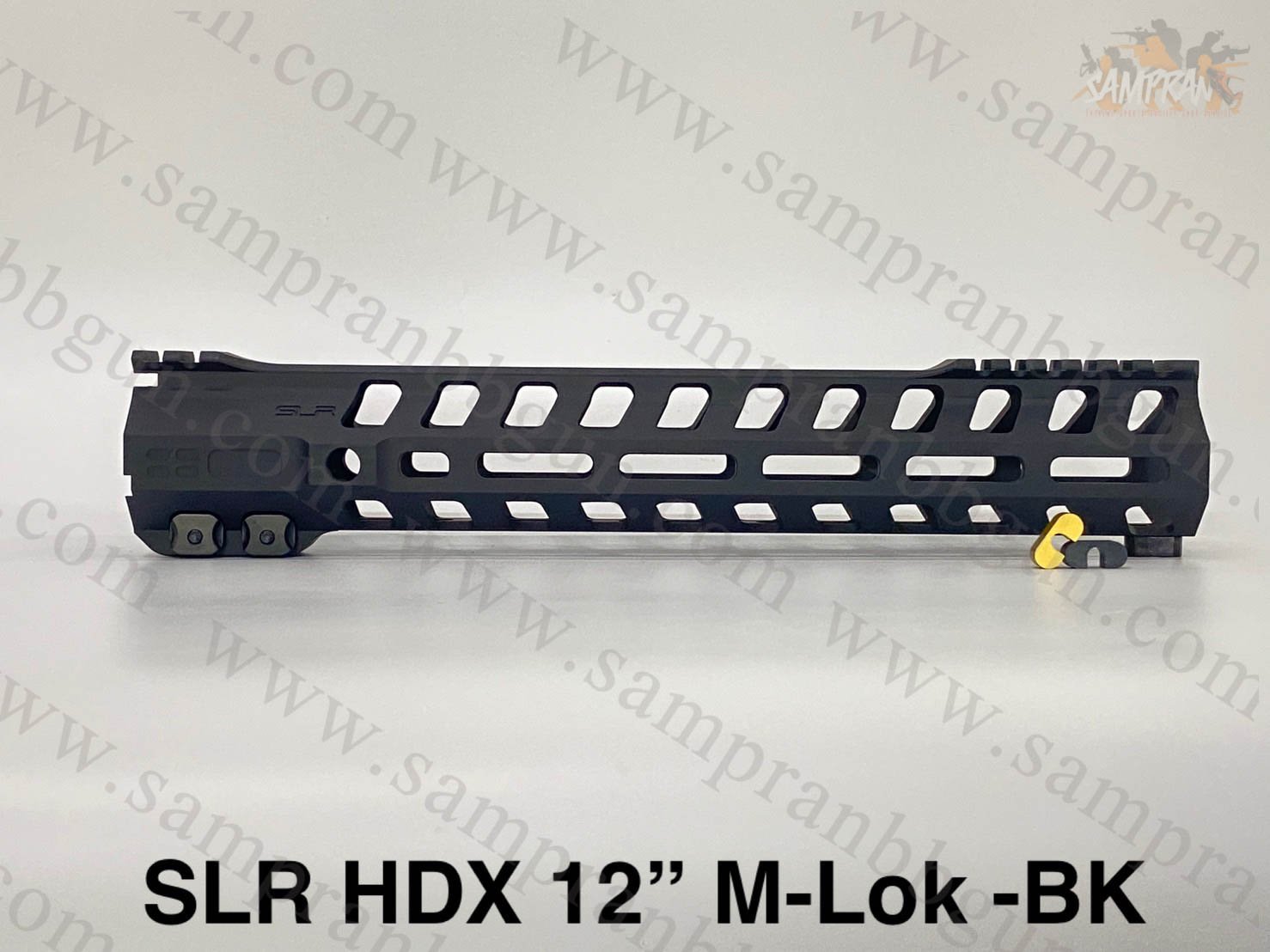 รางหน้า SLR HDX 12นิ้ว งานอะลูมีเนียม CNC สีดำ