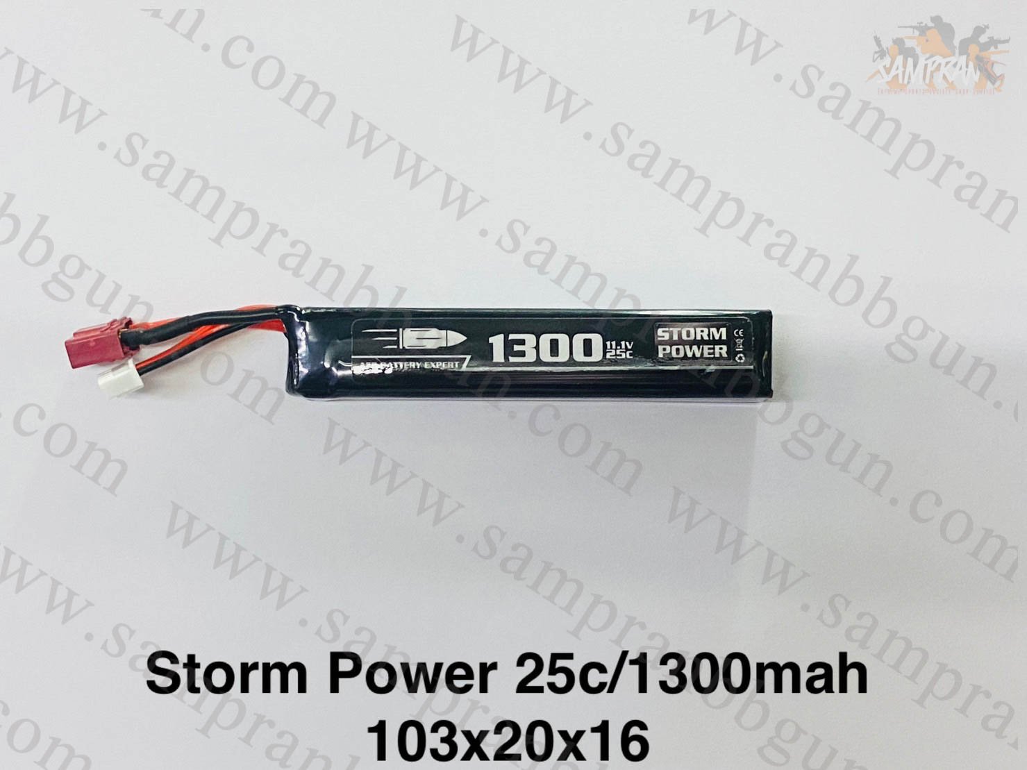 Storm Power 11.1V 1300mAh 25C GEN2 (Deans)