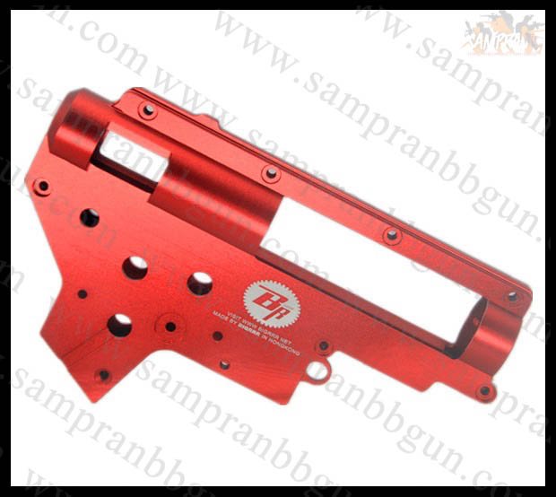 เสื้อเกียร์ GearBox BR CNC Aluminium 8mm. V.2 สีแดง