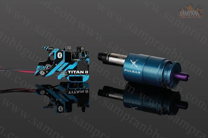 PULSAR S HPA Engine - set with TITAN II Bluetooth® V2 gearbox drop-in ETU FCU mosfet AEG HPA EXPERT