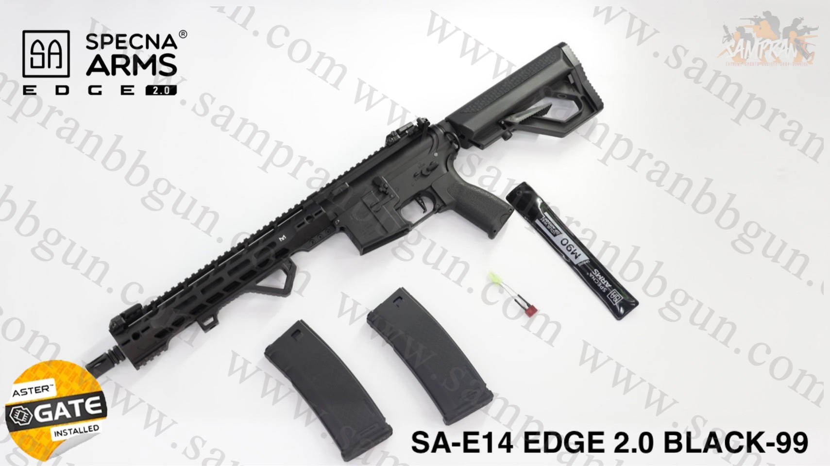Specna Arms E14 EDGE 2.0TM AEG - Black