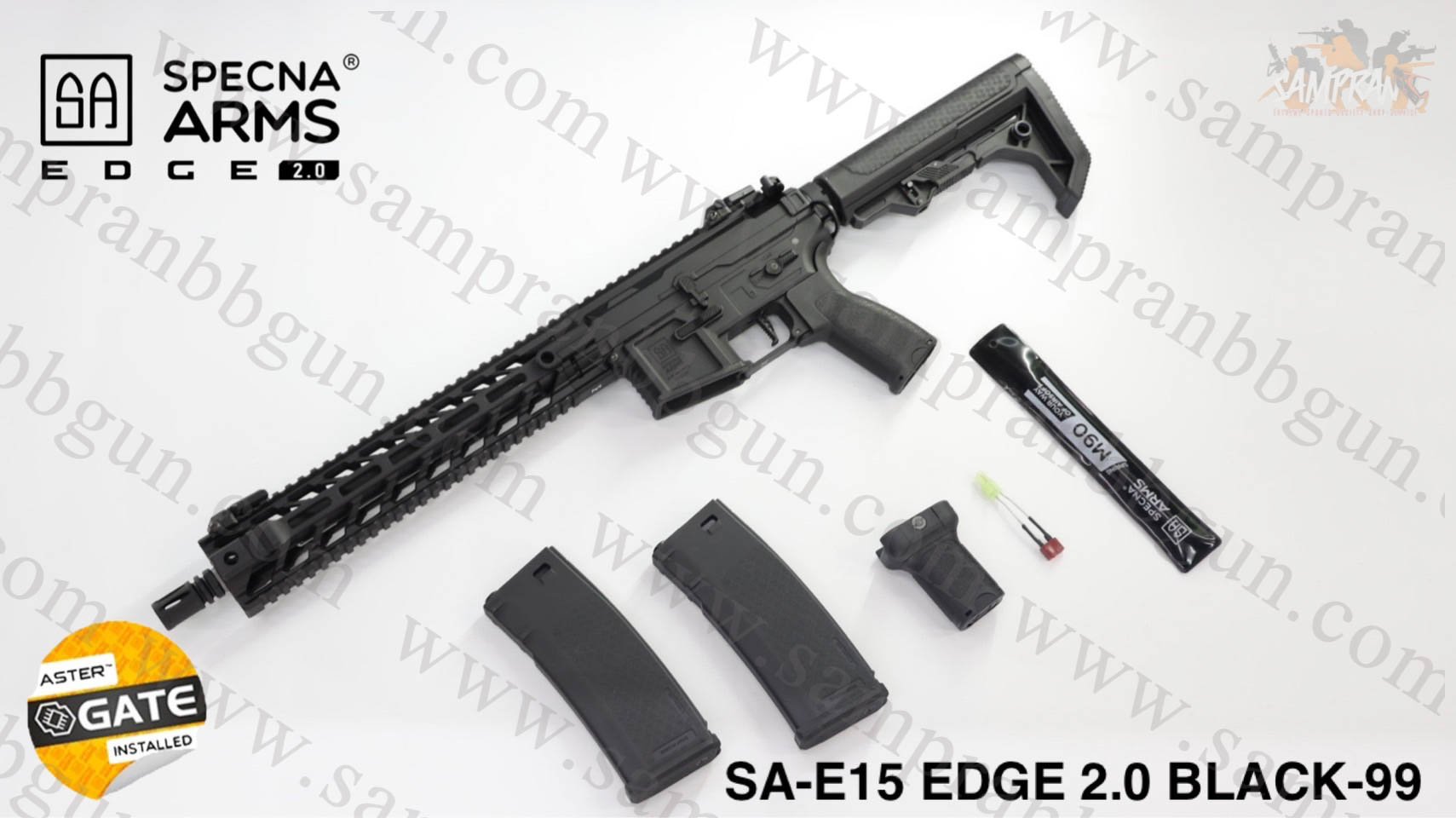 Specna Arms E15 EDGE 2.0TM AEG -Black