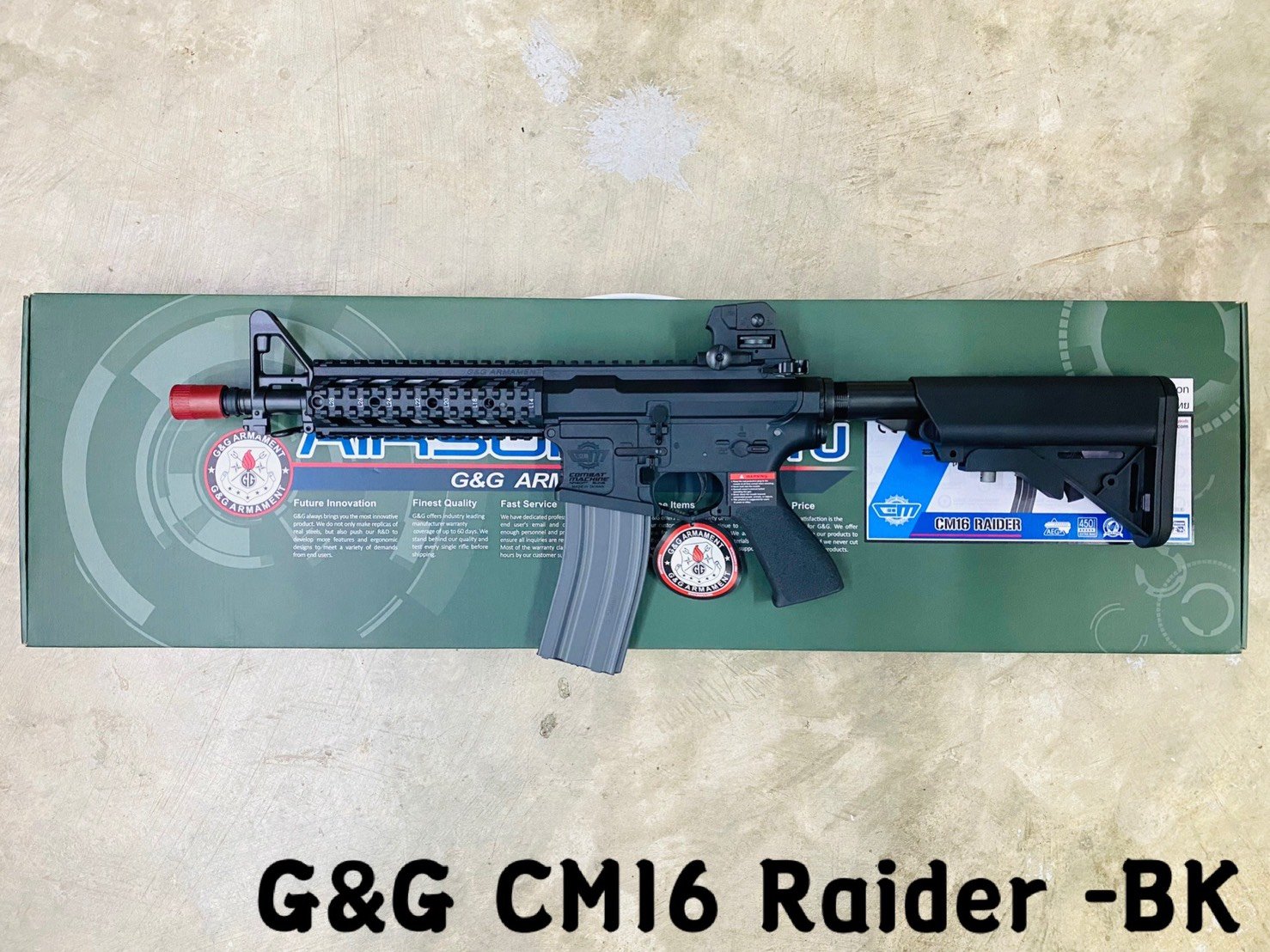 G&G CM16 Raider (บอดี้เหลี่ยม) สีดำ