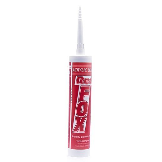 Rad Fox อะคริลิค ซีลแลนท์ สีดำ 20หลอด/ลัง