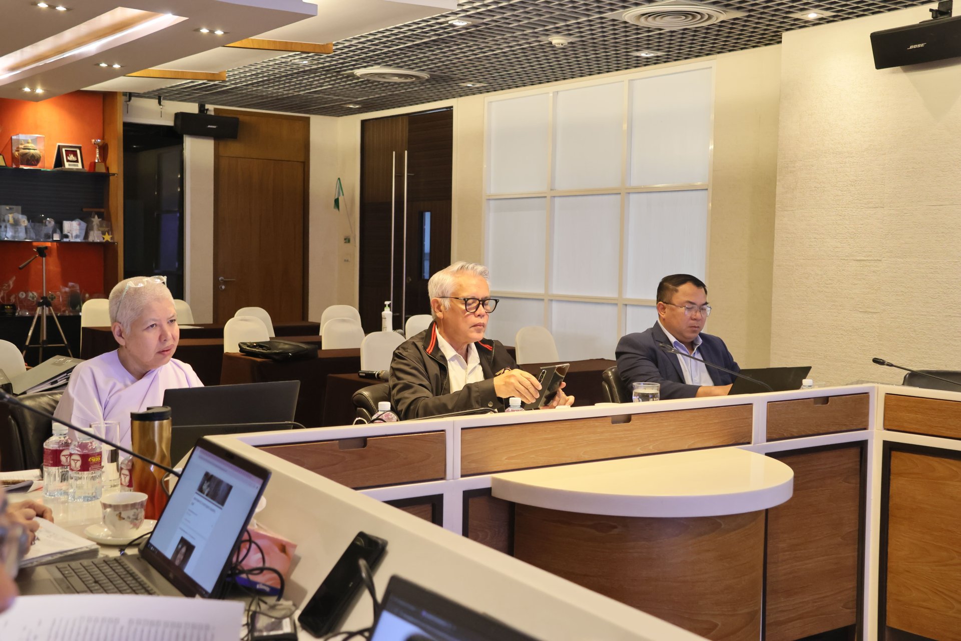 ภาพบรรยากาศการสัมภาษณ์คัดเลือกนักศึกษาทุนประจำปี 2568