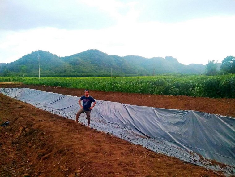 สะดวกพื้นที่บ่อเป็นแนวยาว ไปตามพื้นที่ของที่ดิน สะดวกพื้นที่บ่อเป็นแนวยาว ไปตามพื้นที่ของที่ดิน