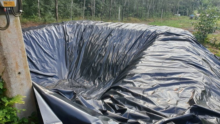 บ่อกักเก็บน้ำที่มีการใช้งานอยู่ตลอดเวลา น้ำในบ่อมีลดตลอด บ่อกักเก็บน้ำที่มีการใช้งานอยู่ตลอดเวลา น้ำในบ่อมีลดตลอด