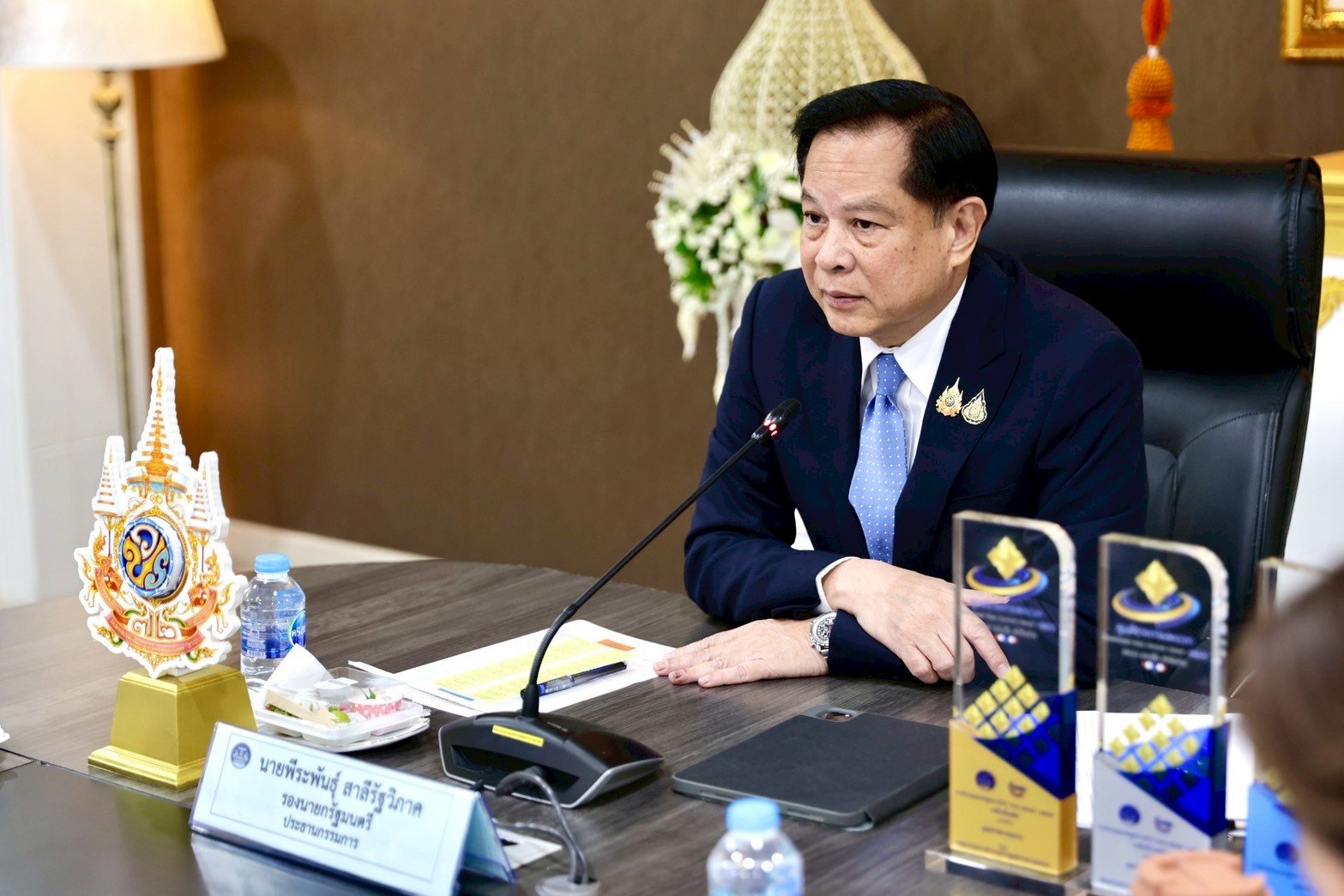 พีระพันธุ์ ในฐานะประธานกรรมการอำนวยการศูนย์ราชการสะดวก เป็นประธานการประชุมคณะกรรมการอำนวยการศูนย์ราชการสะดวก ครั้งที่ 1/2568