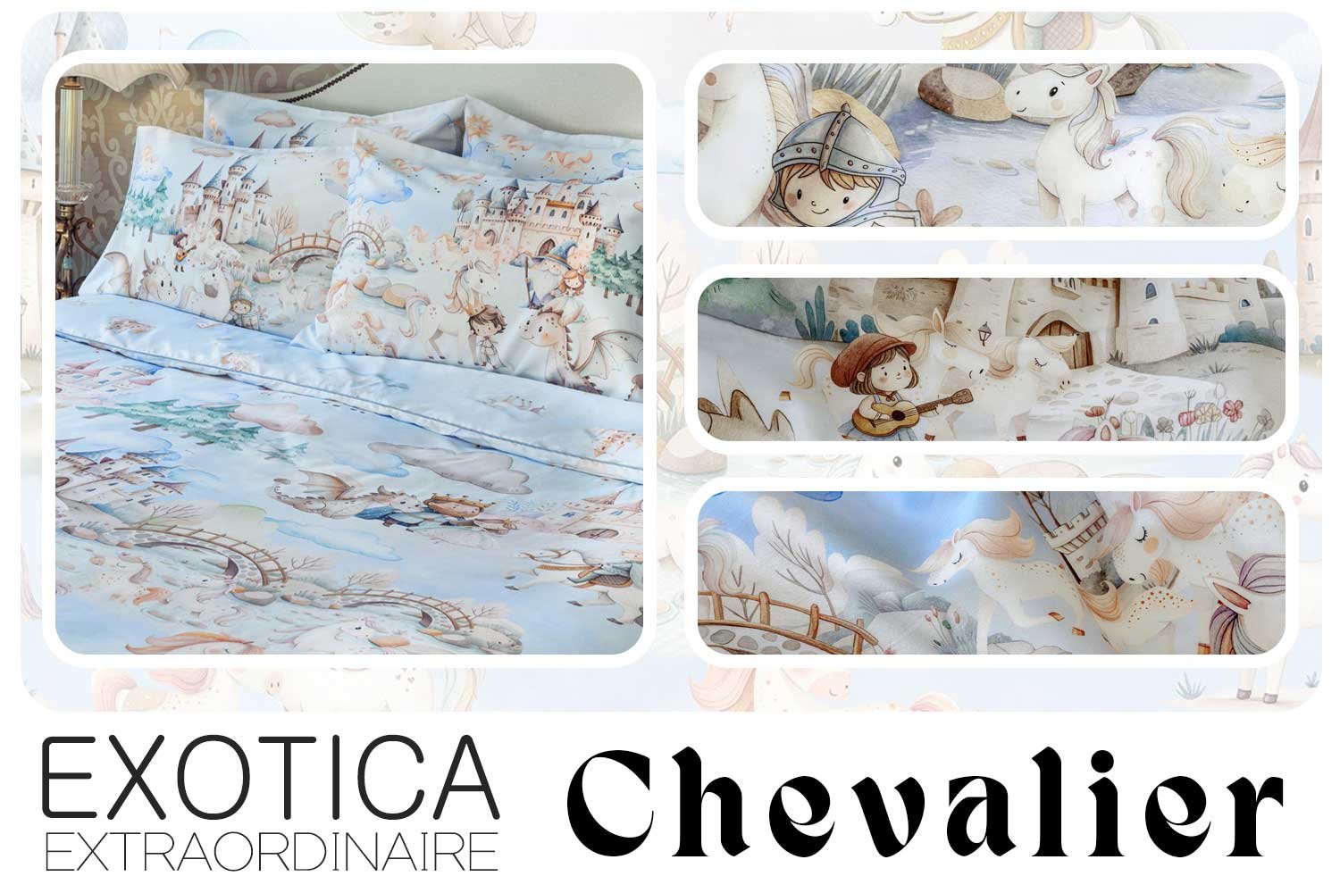 ผ้าปูที่นอน bedding exotica chevalier
