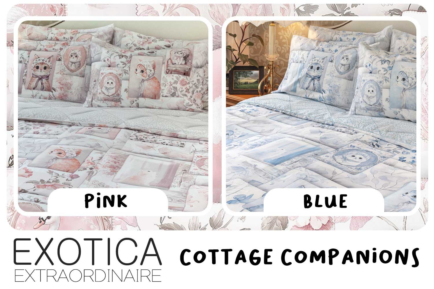 ผ้าปูที่นอน bedding exotica cottage companions