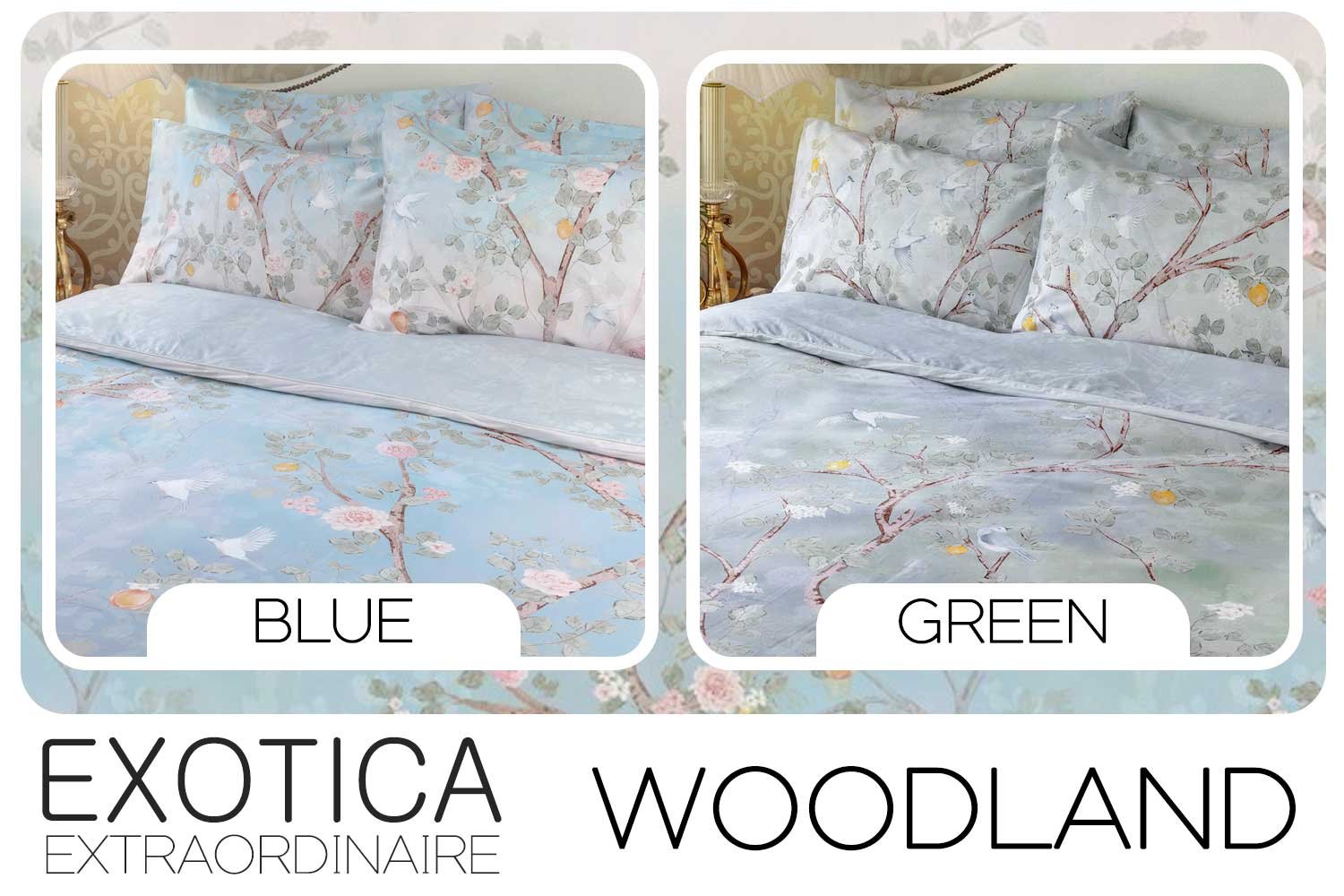 ผ้าปูที่นอน bedding exotica woodland
