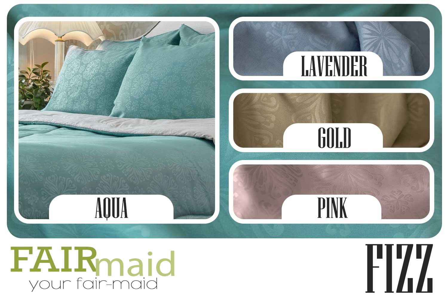 ผ้าปูที่นอน bedding fairmaid fizz