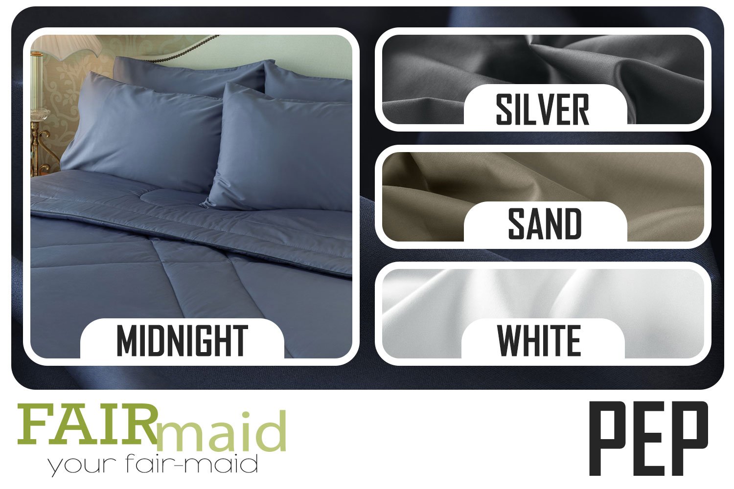 ผ้าปูที่นอน bedding fairmaid pep