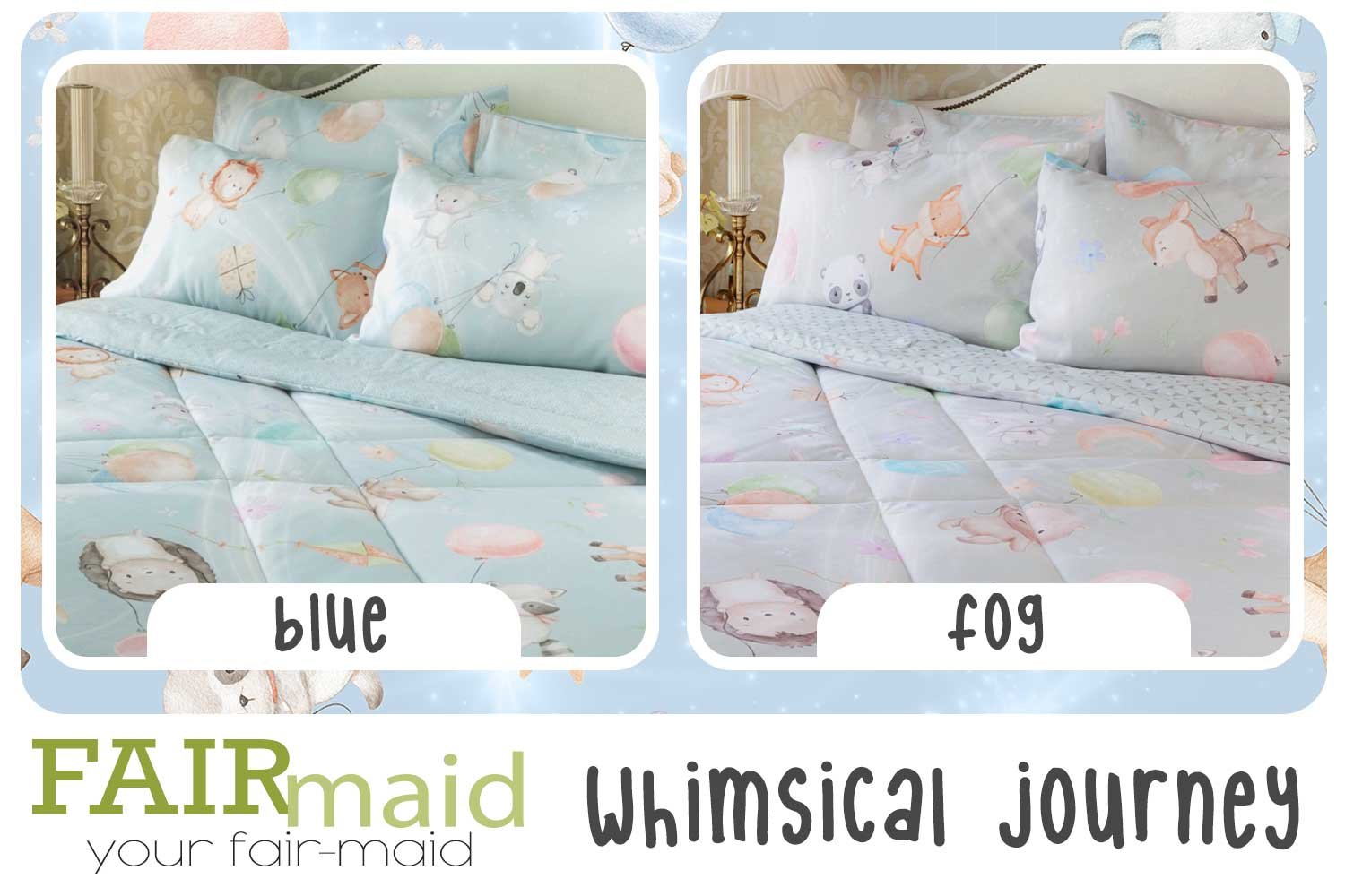 ผ้าปูที่นอน bedding fairmaid whimsical journey