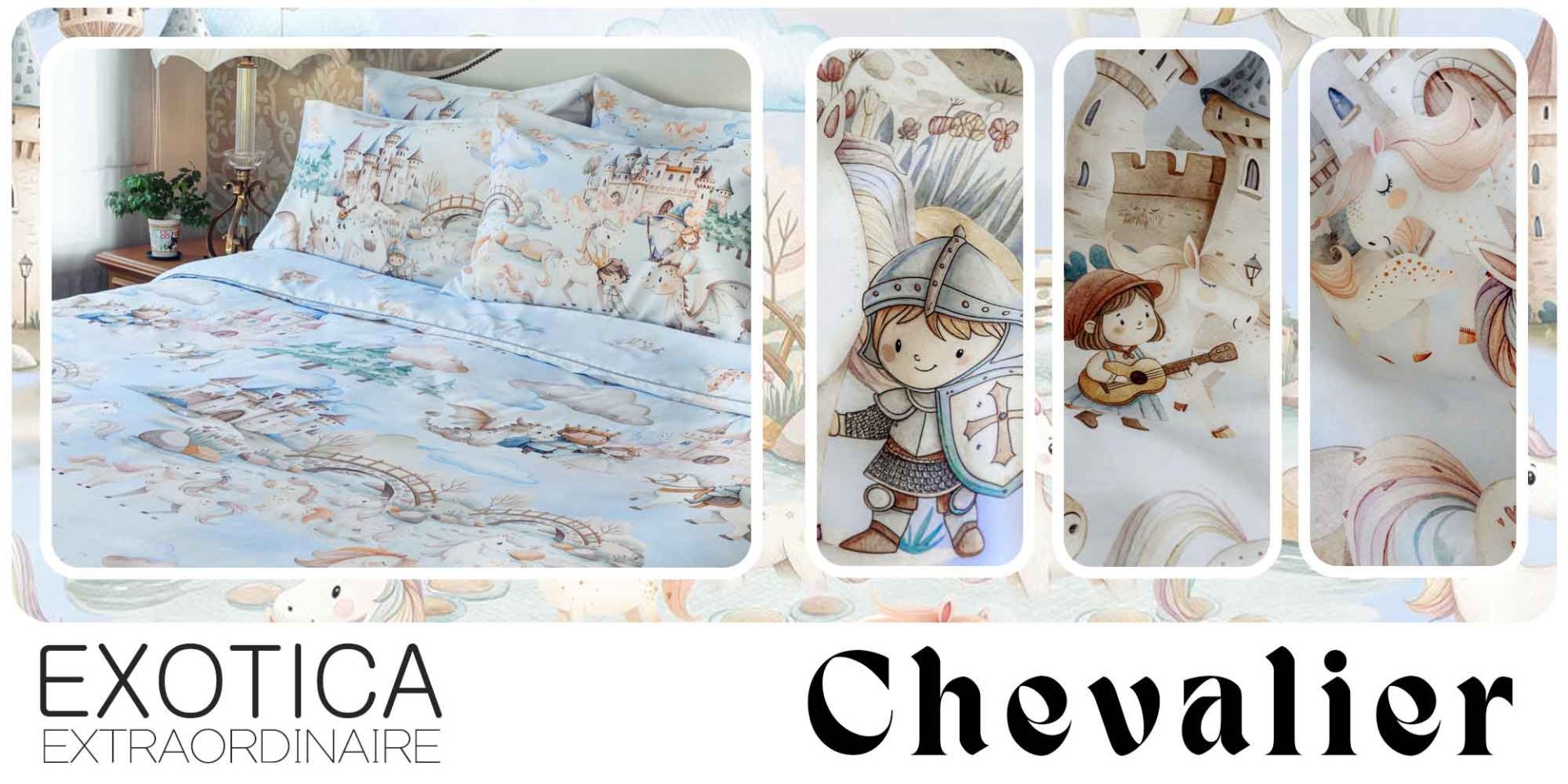 ผ้าปูที่นอน bedding exotica chevalier
