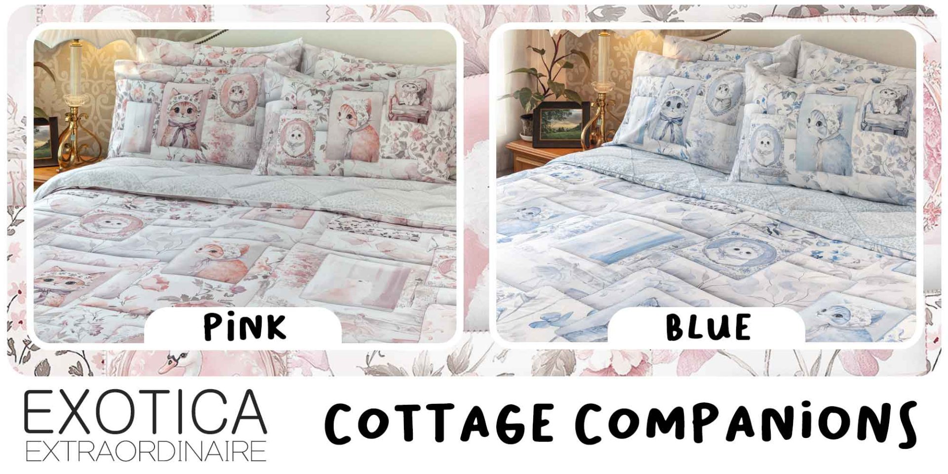 ผ้าปูที่นอน bedding exotica cottage companions