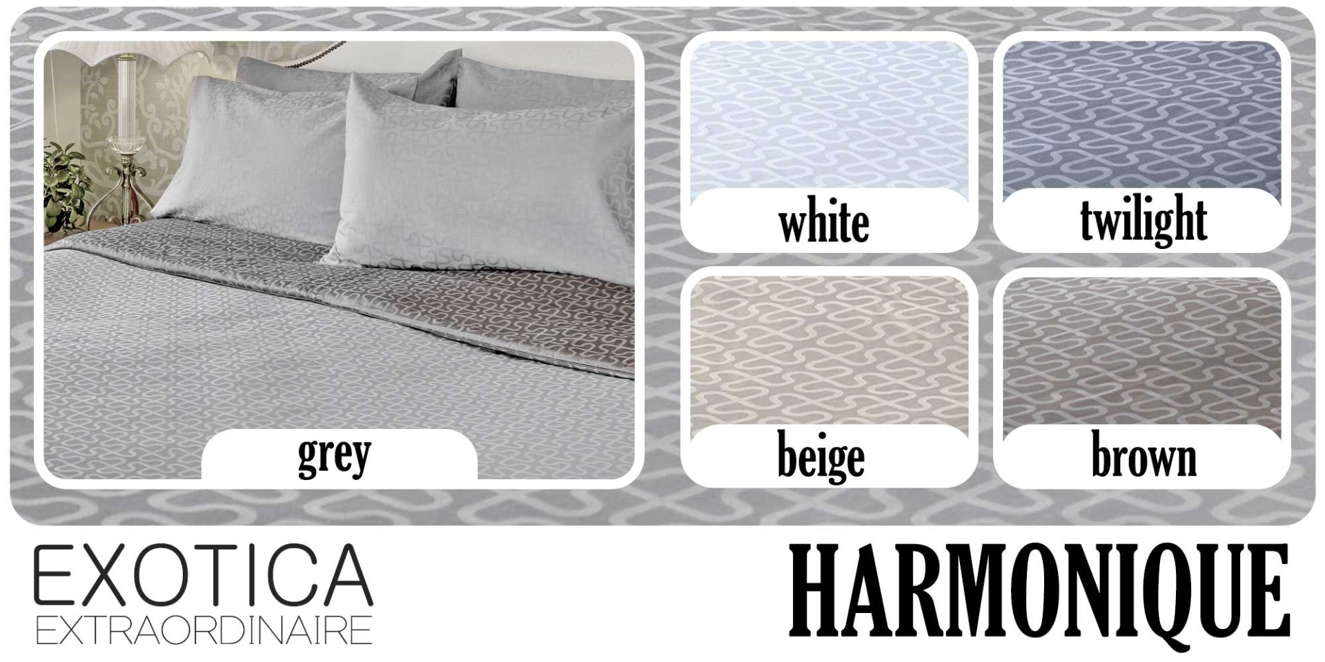 ผ้าปูที่นอน bedding exotica harmonique