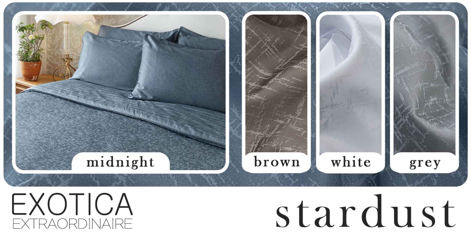 ผ้าปูที่นอน bedding exotica stardust