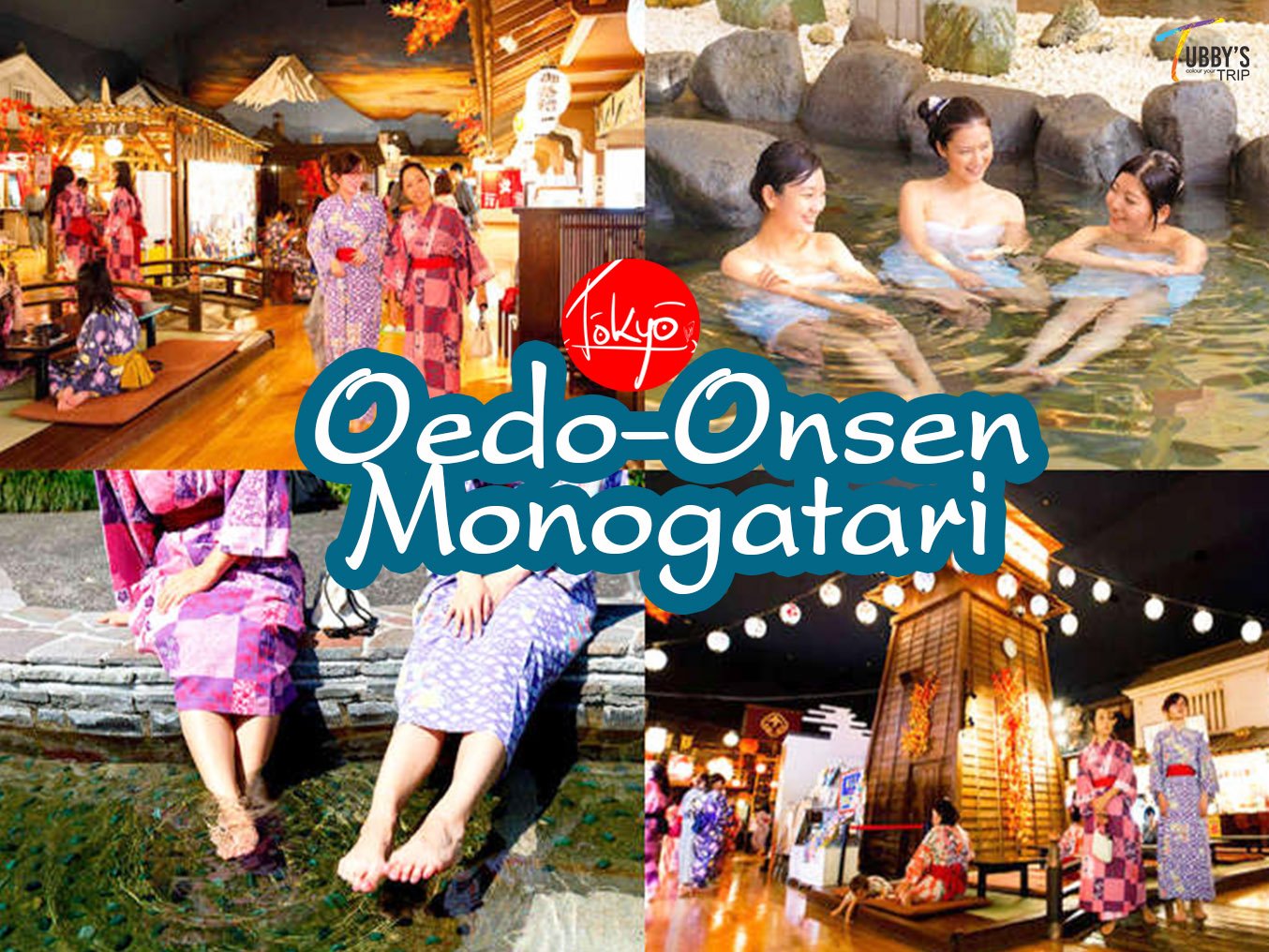 เเนะนำที่เเช่ Onzen สไตล์เอโดะใน Tokyo Oedo Onsen Monogatari ออนเซ็นย้อนยุค !