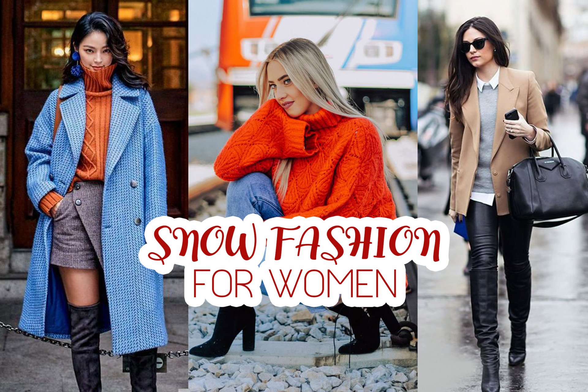 Snow Fashion for Women ลุคสวยๆ เเบบอุ่นๆ เค้าเเต่งกันยังไง^^ 