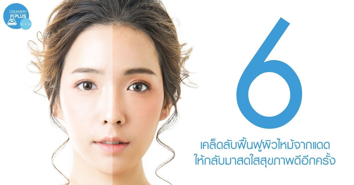 6 เคล็ดลับฟื้นฟูผิว 6 เคล็ดลับฟื้นฟูผิว
