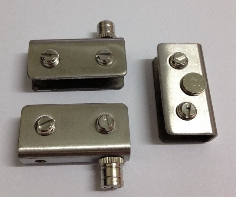 (hg108s) บานพับหนีบกระจก สแตนเลส 40 มม. 50มม. 70มม. (hg108s) บานพับหนีบกระจก สแตนเลส 40 มม. 50มม. 70มม.