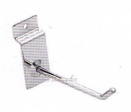 (ฺB1005-100) ลวดตะขอแขวนสินค้า แบบผนังเสียบ Slatwall 4" 6" 8" 10" 12" (ฺB1005-100) ลวดตะขอแขวนสินค้า แบบผนังเสียบ Slatwall 4" 6" 8" 10" 12"