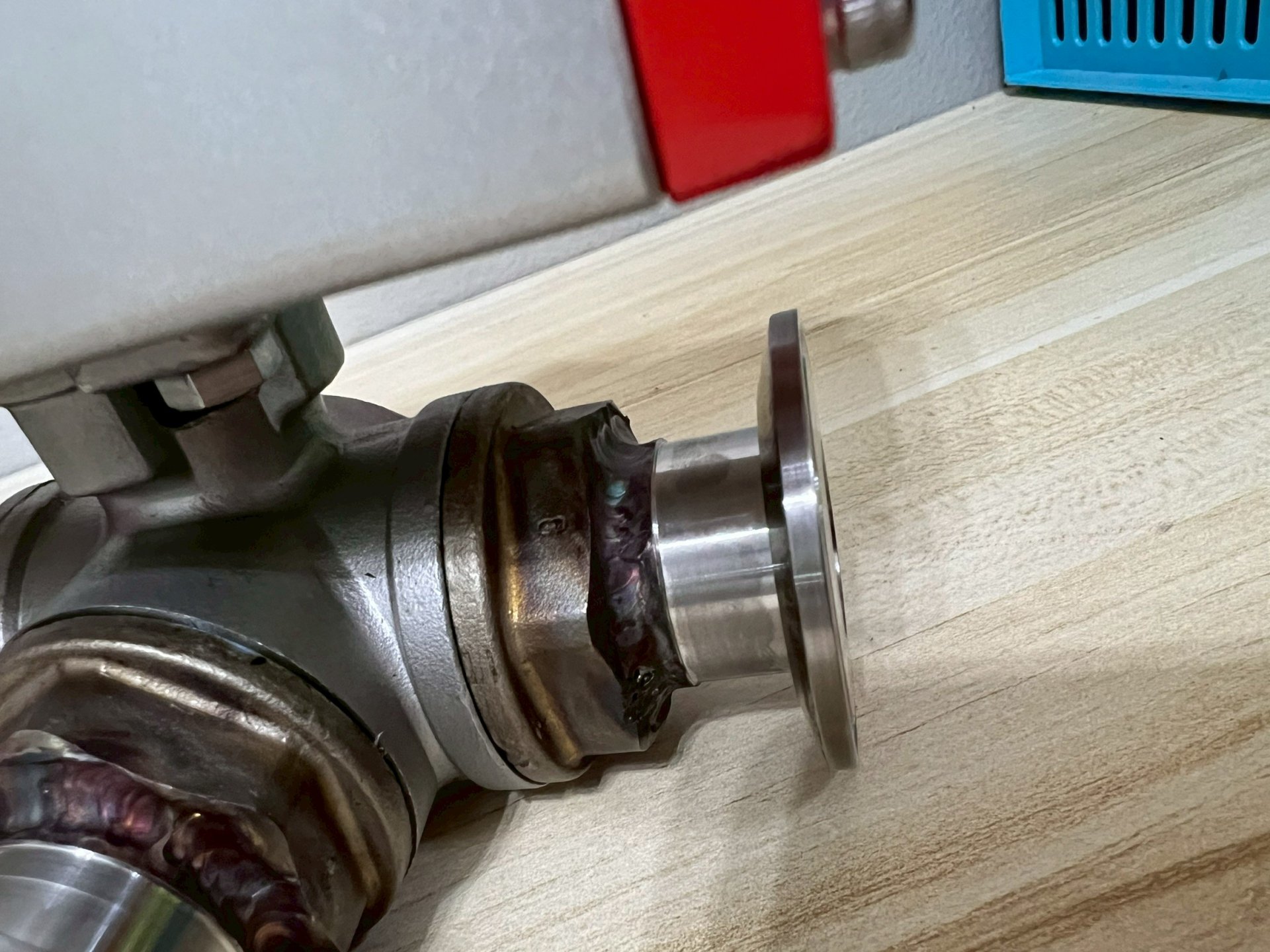 Ferrule DN25 3 way T port DIRECT MOUNTING for ferrule clamp Pneumatic Actuator RATDA52 