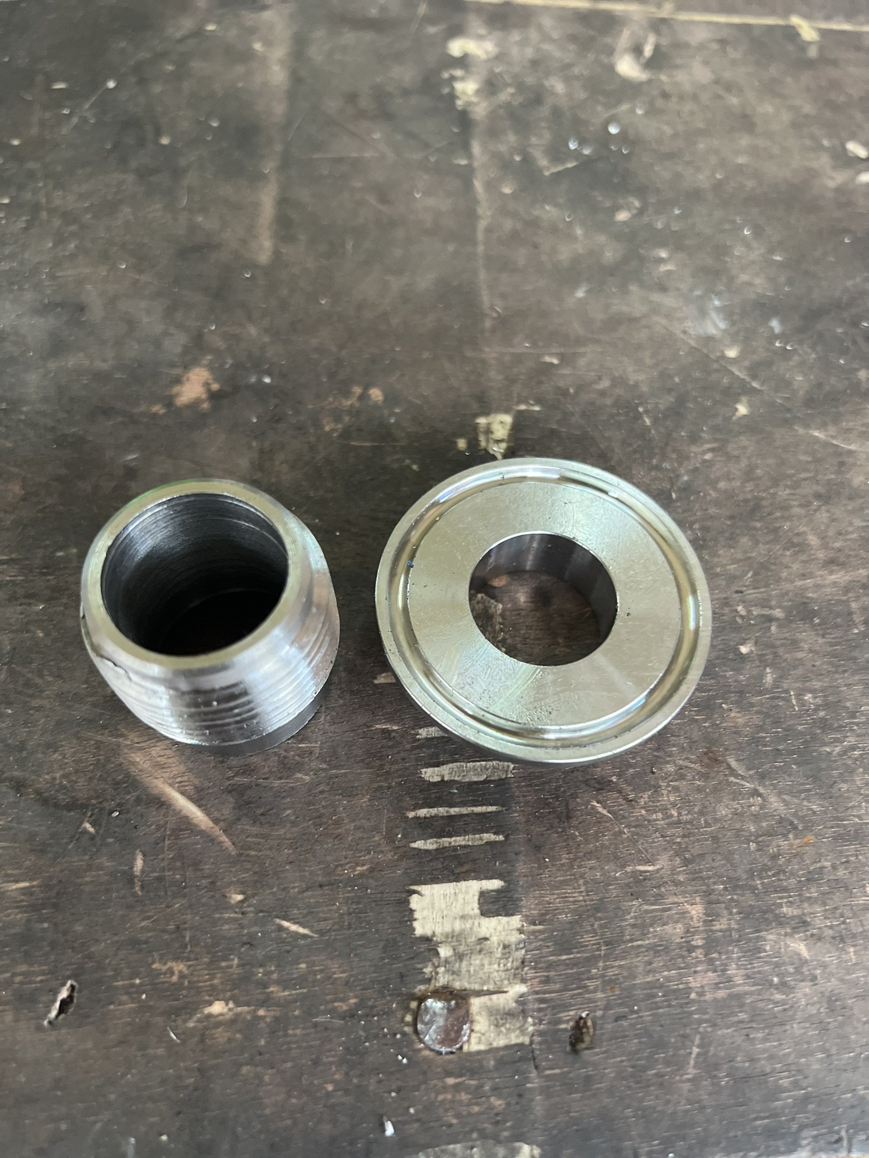 Ferrule DN25 3 way T port DIRECT MOUNTING for ferrule clamp Pneumatic Actuator RATDA52 