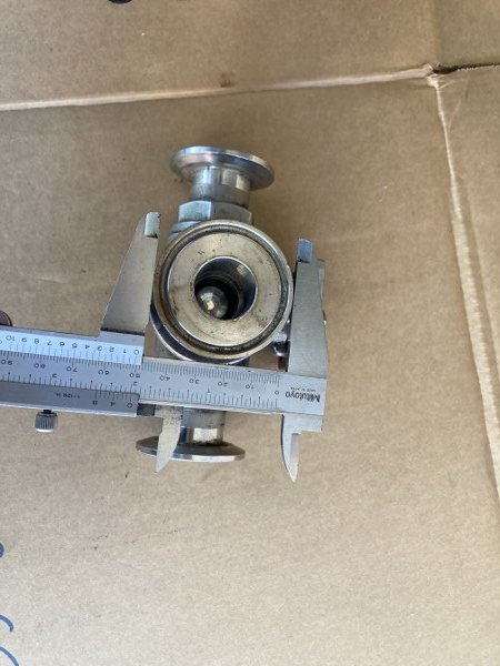 Ferrule DN25 3 way T port DIRECT MOUNTING for ferrule clamp Pneumatic Actuator RATDA52 