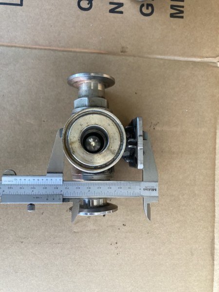 Ferrule DN25 3 way T port DIRECT MOUNTING for ferrule clamp Pneumatic Actuator RATDA52 