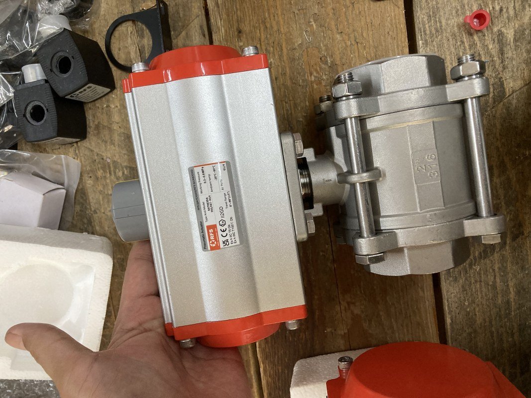 Ball Valve DN50 pneumatic actuators RAT063