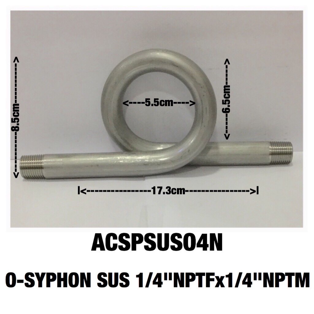 O-SYPHON SUS 1/4"