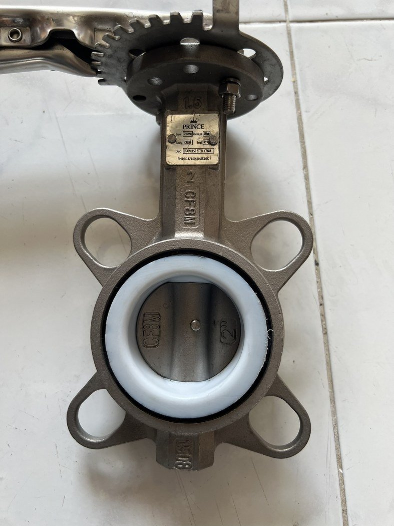 DN50 Butterfly Valve wafer type stainless 316
