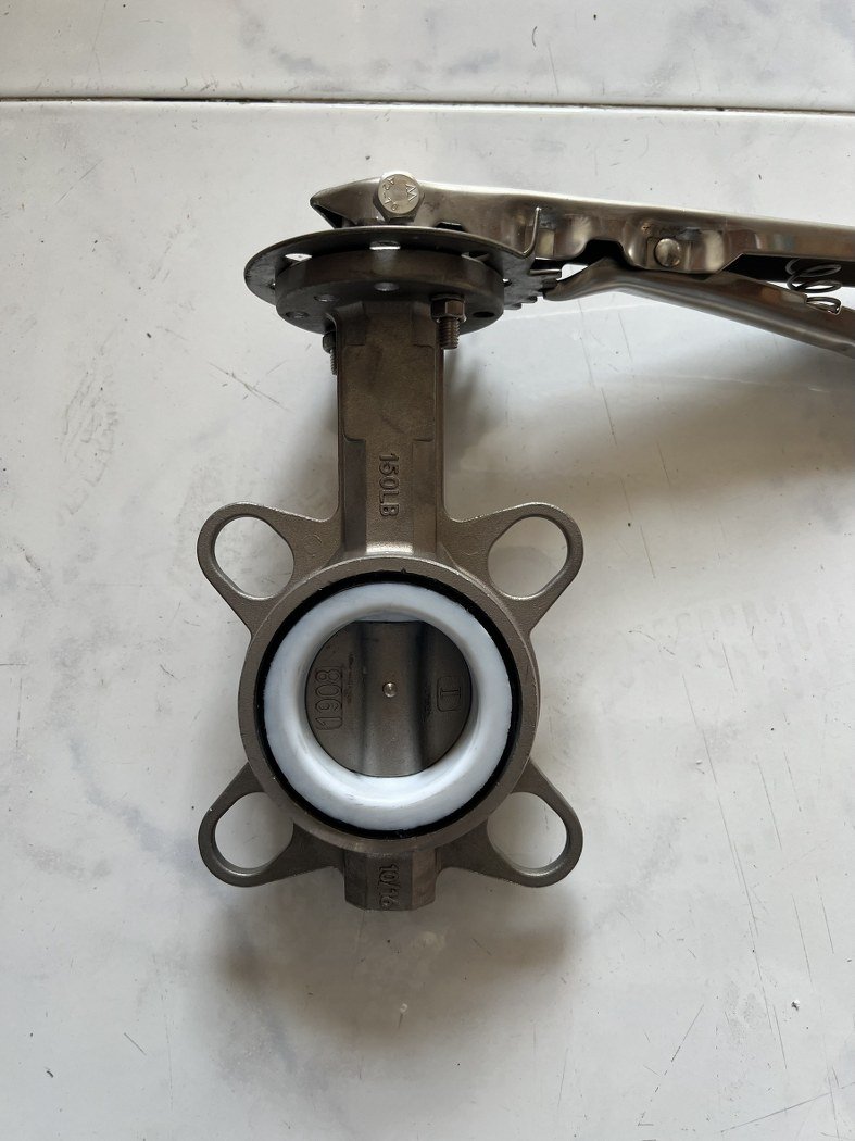 DN50 Butterfly Valve wafer type stainless 316