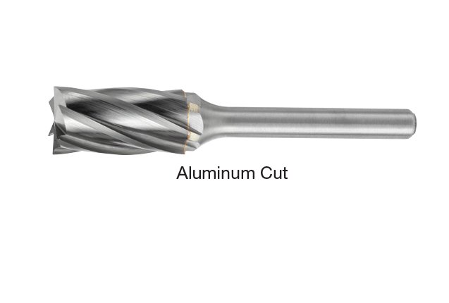 SB Cylindrical with End Cut • Aluminum-Cut Burs • Inch