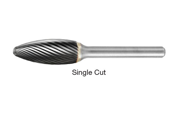 SH Flame • Single-Cut Burs • Inch
