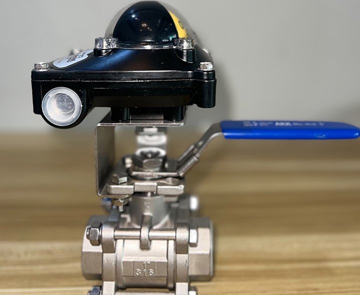 3 Piece Stainless Steel Manual Ball Valve with Limit Switchbox electric ...