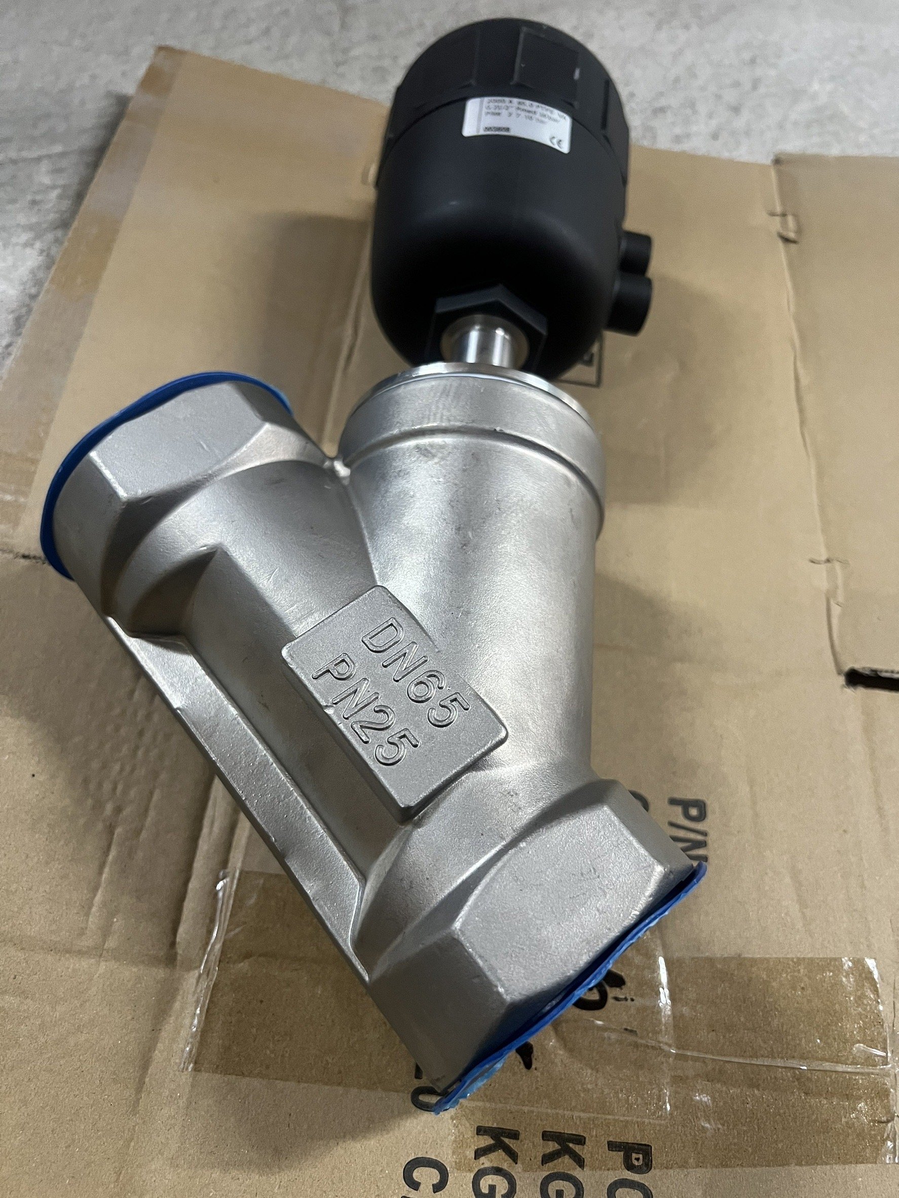 Stainless Steel Angle Seat Valve DN65 2 1/2"