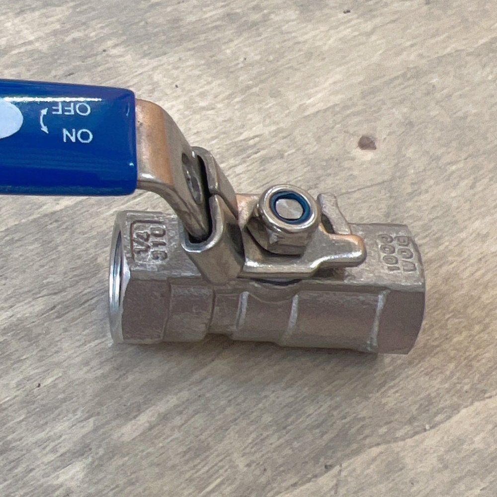 Ball Valve 1PC Stainless Steel 316 1/4" DN08 1,000WOG Ball Valve 1PC Stainless Steel 316 1/4" DN08 1,000WOG