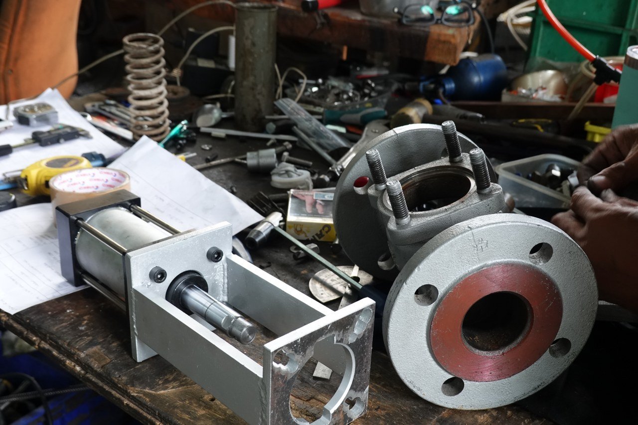 Pneumatic cylinder SC63x50 for Globe valve Pneumatic cylinder SC63x50 for Globe valve