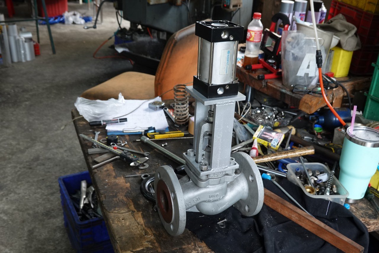 Pneumatic cylinder SC63x50 for Globe valve Pneumatic cylinder SC63x50 for Globe valve